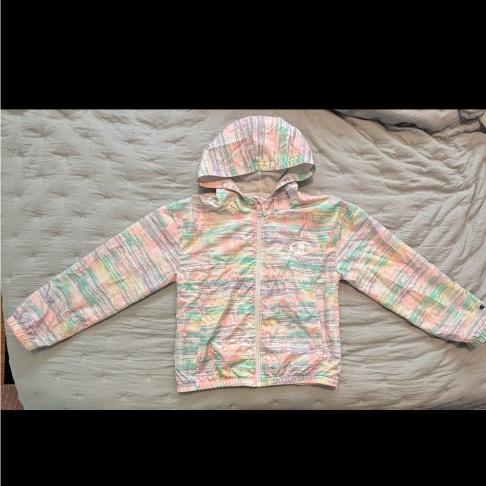 Champion Kids Multicolor Hooded Windbreaker